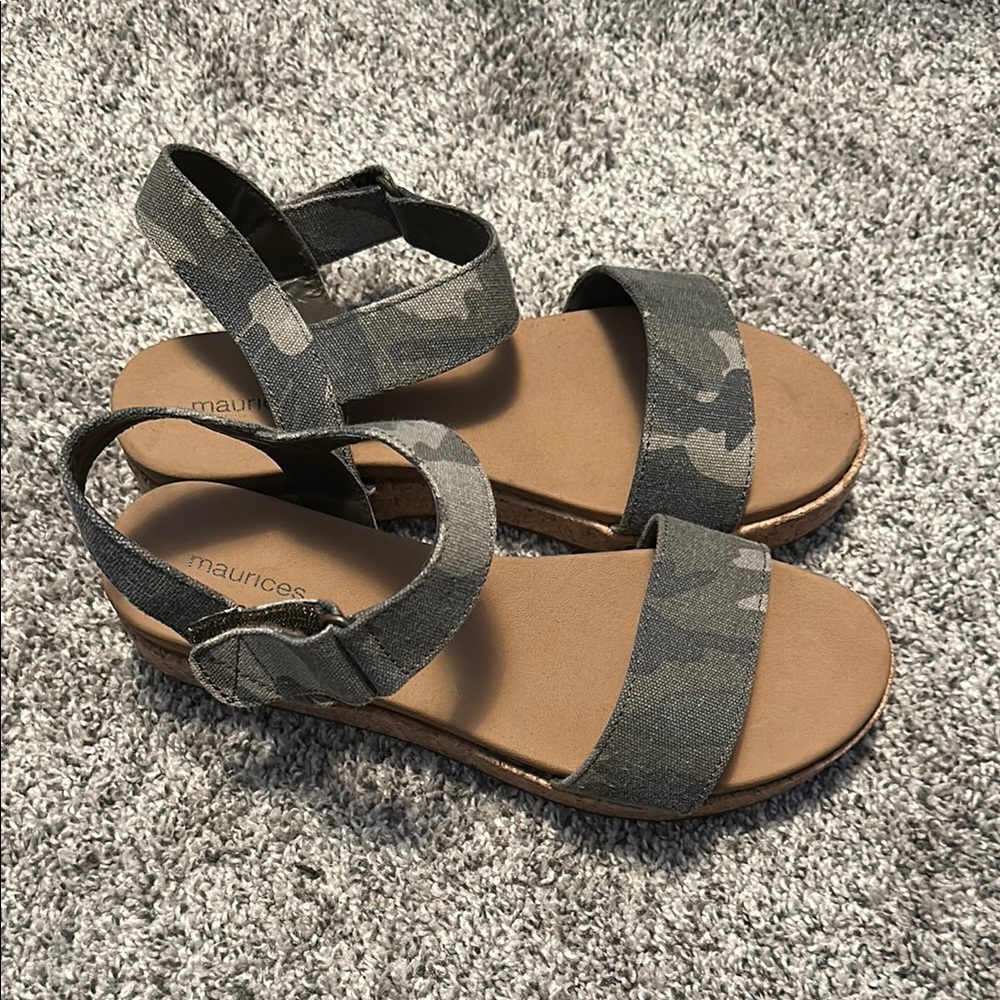 Maurices Camouflage Sandals